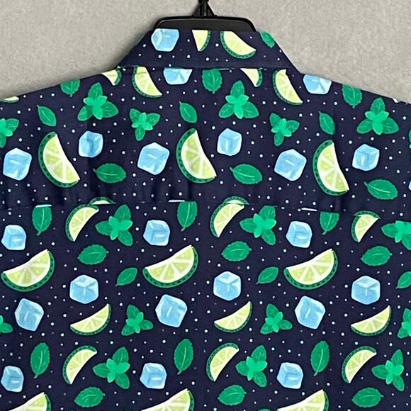 Visconti Black Men's Small Casual Button Up Shirt Short Sleeve Stretch NEW - Picture 7 of 13